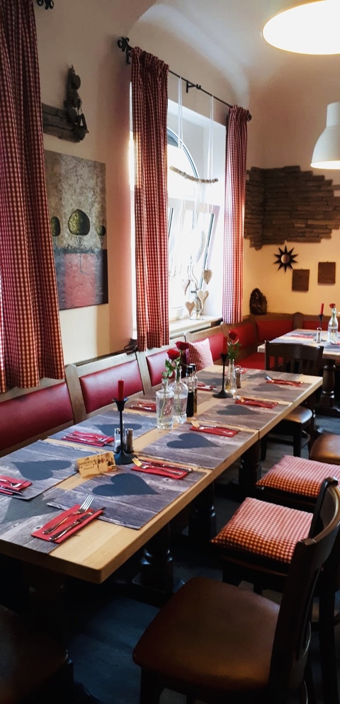 Gaststube im Gasthof Eichel